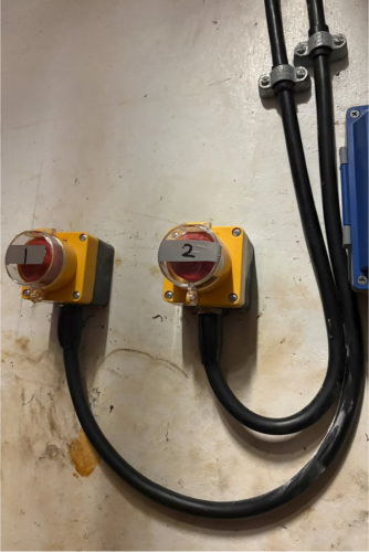 E-stop Relocation for Booster Pump