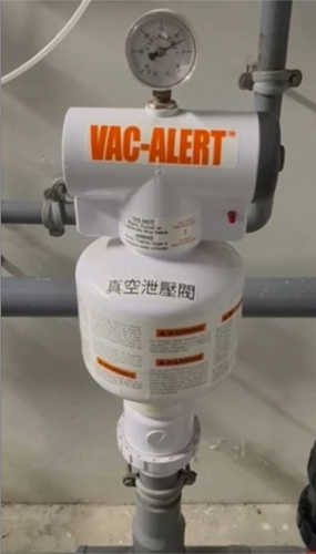 Safety Vacuum Release System Inspection for Swimming Pool